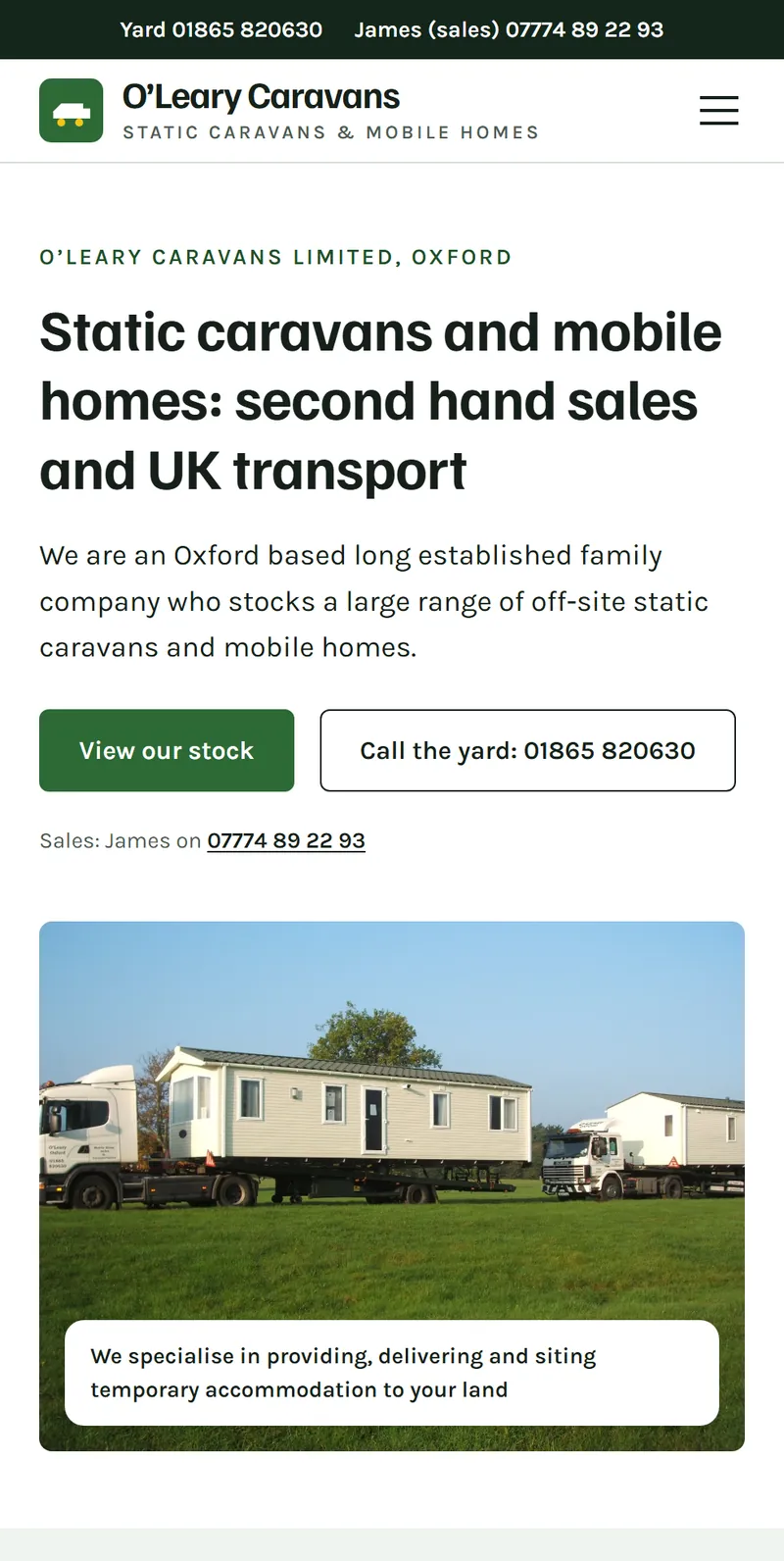 O’Leary Caravans
